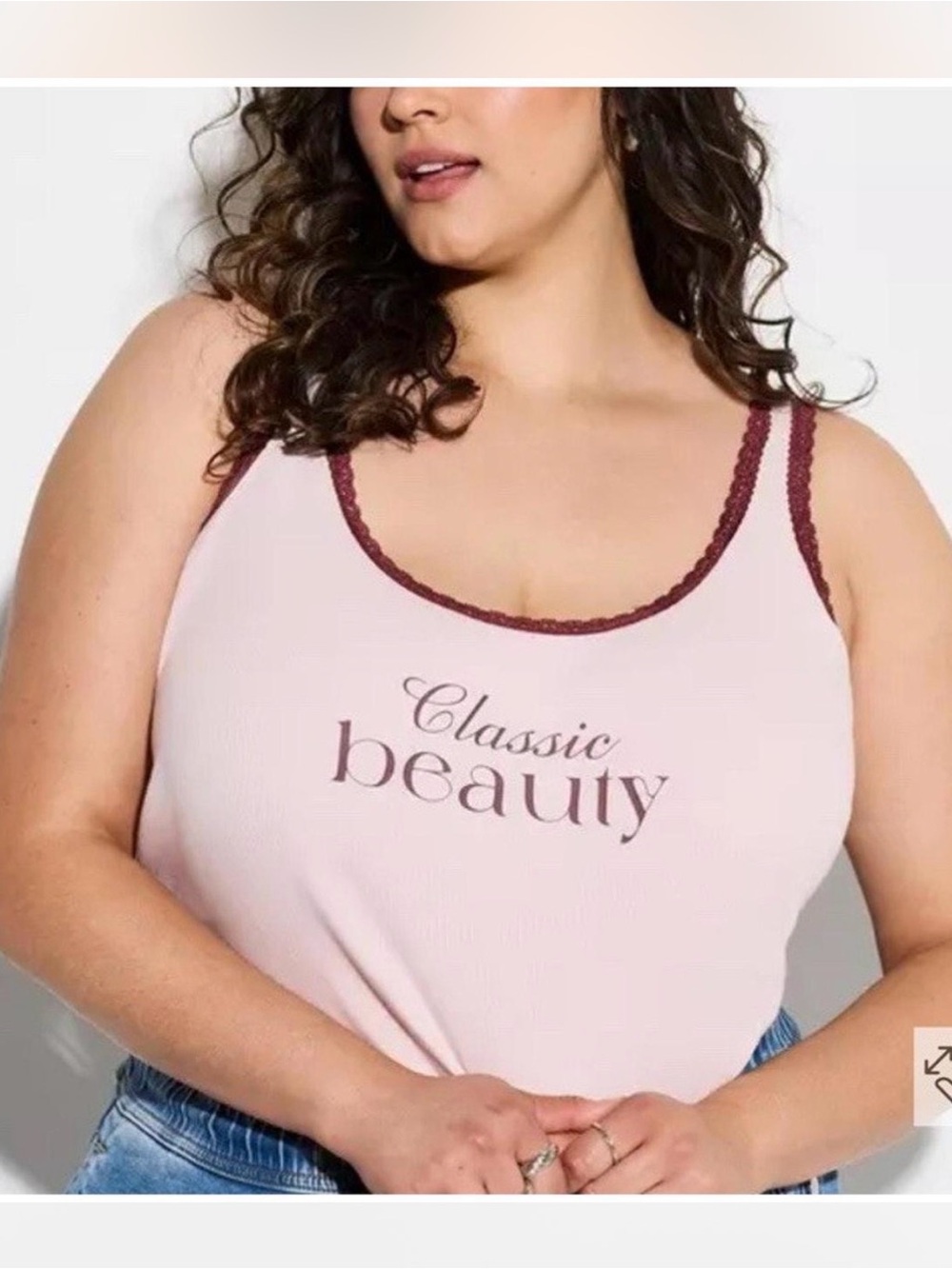 Torrid Lovesick Cropped Tank size 2x- L22